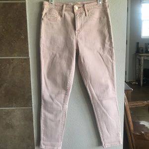 Brand New light pink high rise skinny jeans